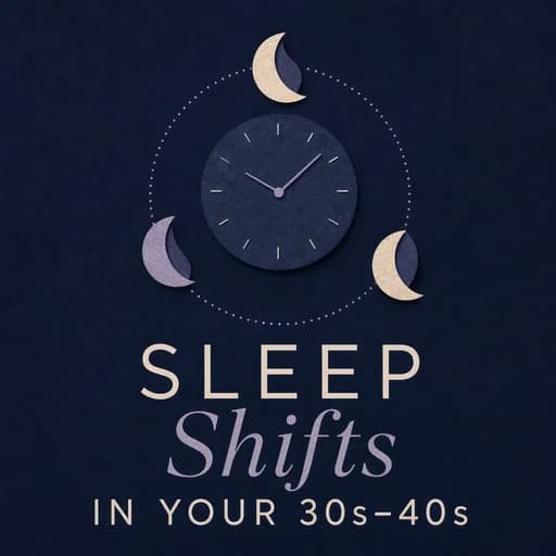 The Sleep Shift of Your 30s and 40s: Why Quality Declines
