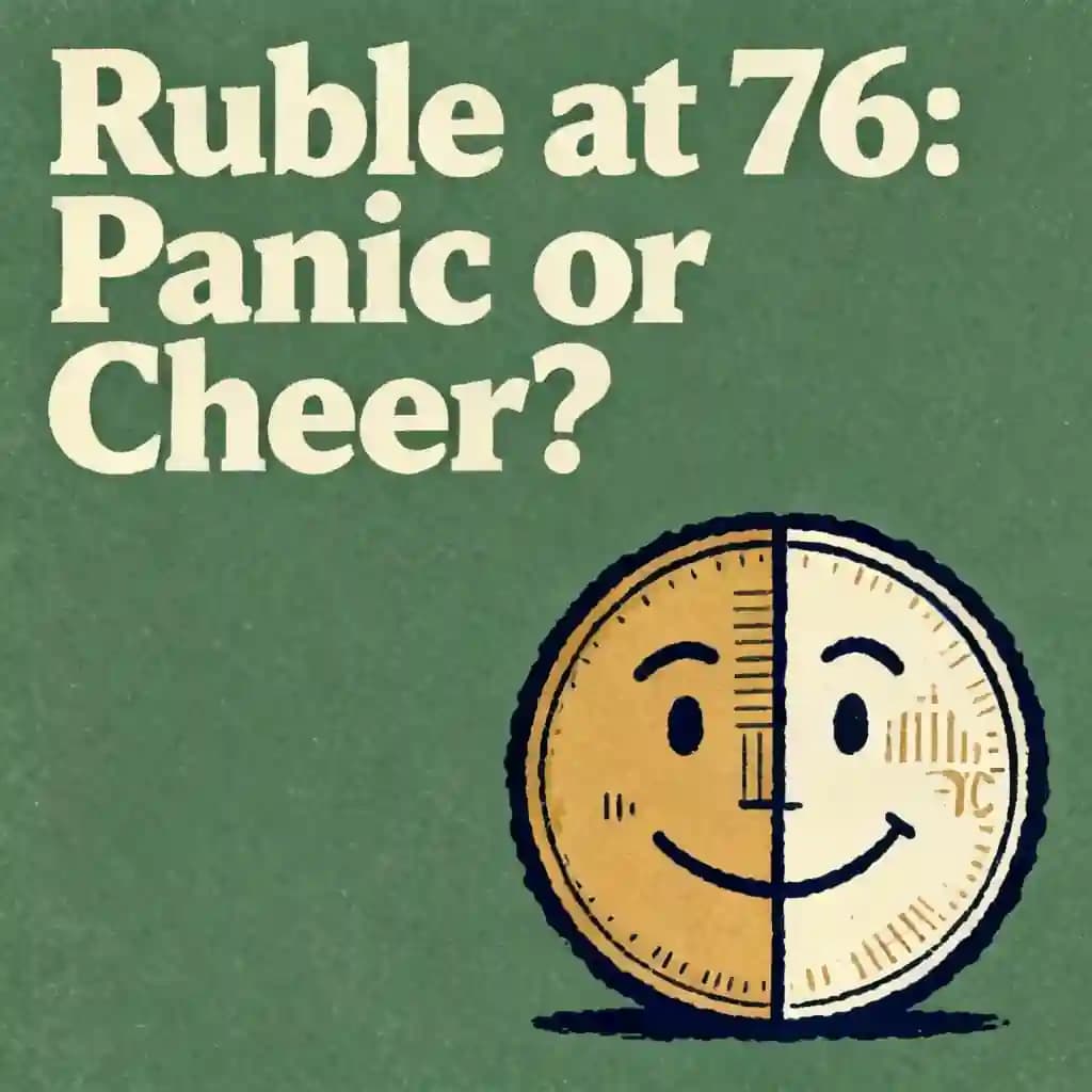 Рубль по 76: паниковать или радоваться?