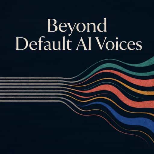 Buchcover von Beyond the Default AI Voice