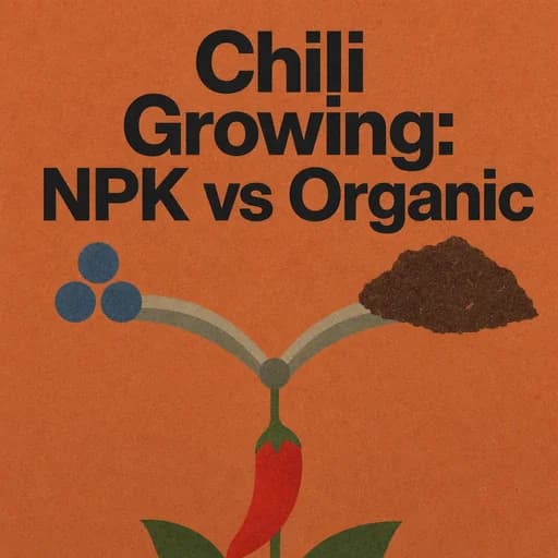 Chili Cultivation: Synthetic NPK vs. Organic Fertilizers