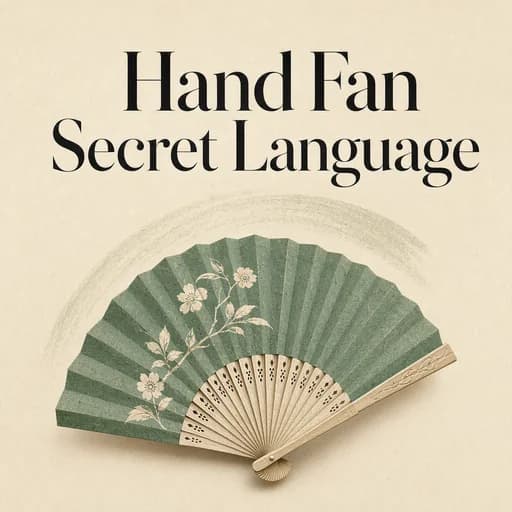 The Secret Language of Hand Fans: History and Social Signals