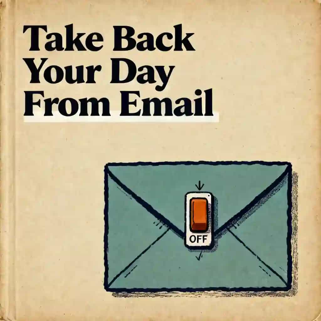 Обложка книги Stop work email from ruling your day
