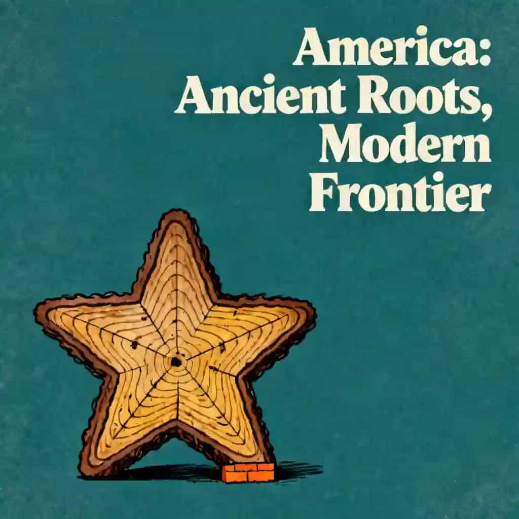 Capa do livro American History: From Ancient Roots to Modern Frontier