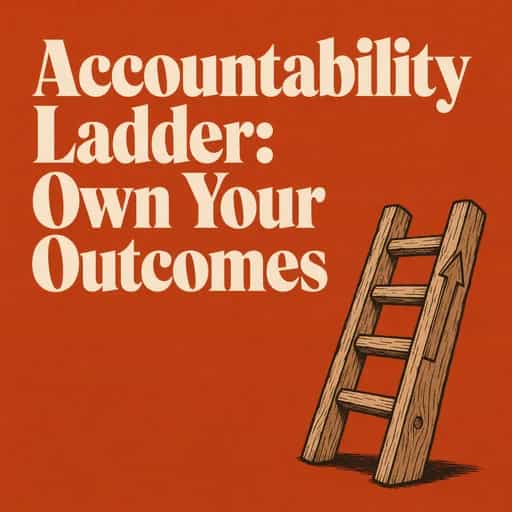 Portada del libro The Accountability Ladder: Owning Your Results