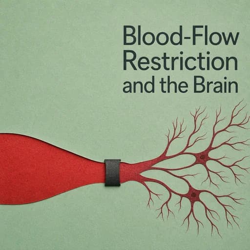 BFR Training and the Brain: Boosting BDNF and Cognitive Health