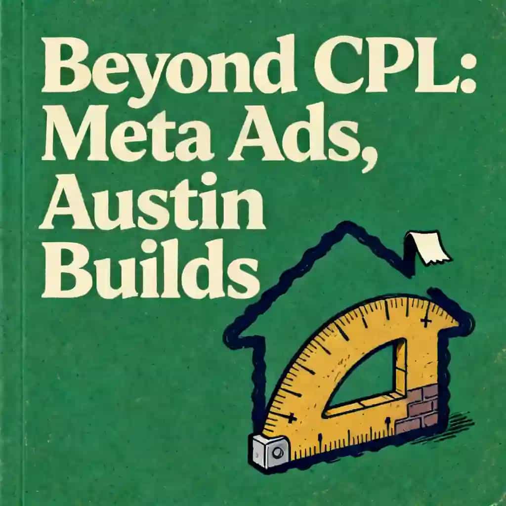 Buchcover von Meta Ads for Austin New Builds: Why CPL Isn't Enough
