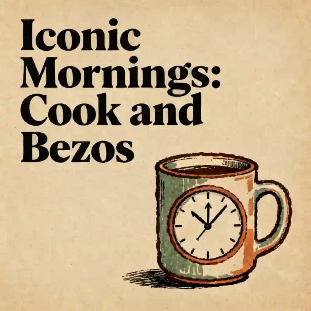 Morning routines of icons like Cook and Bezos 书籍封面