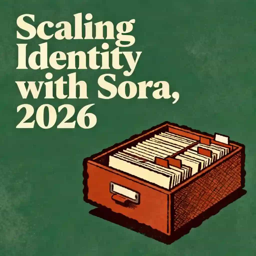 The 2026 Playbook: Scaling Identity via Sora book cover
