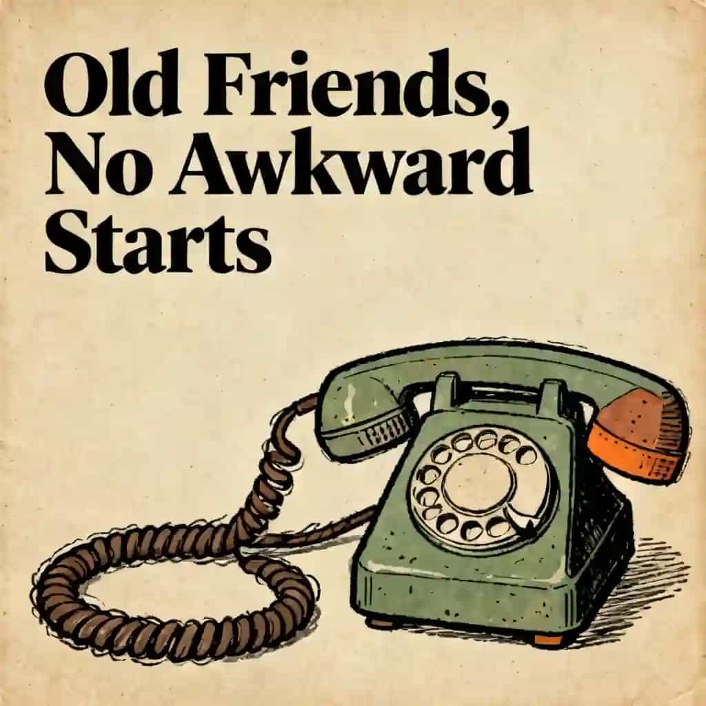 Reconnect with old friends without the awkwardness book cover