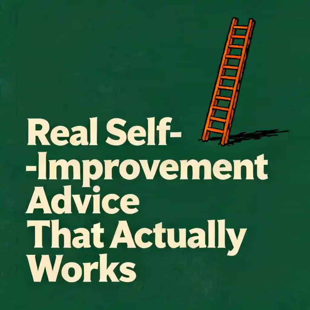 Real Self-Improvement Advice That Actually Works 책 표지