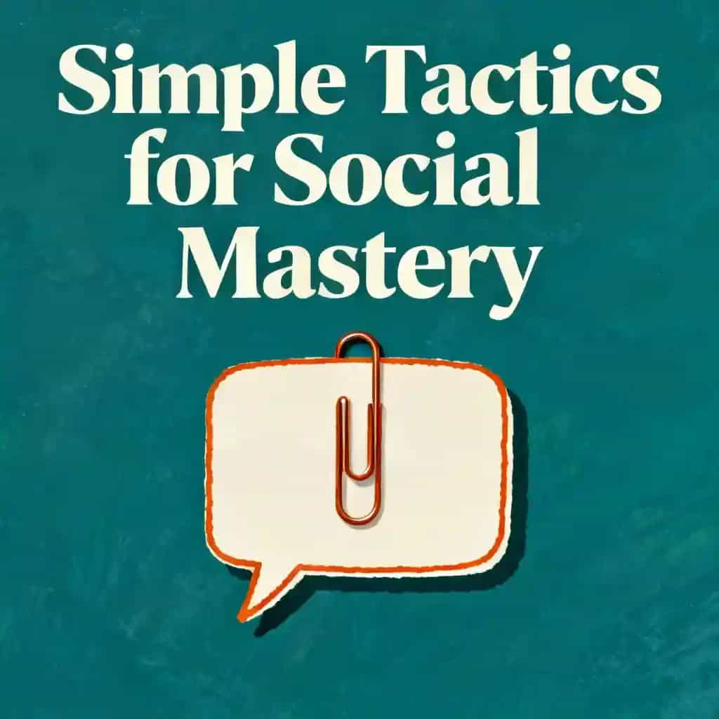 Simple Tactics for Social Mastery 책 표지