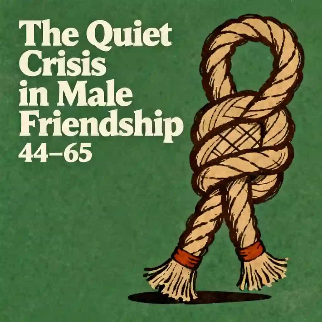 The Male Friendship Crisis We Don't Talk About book cover
