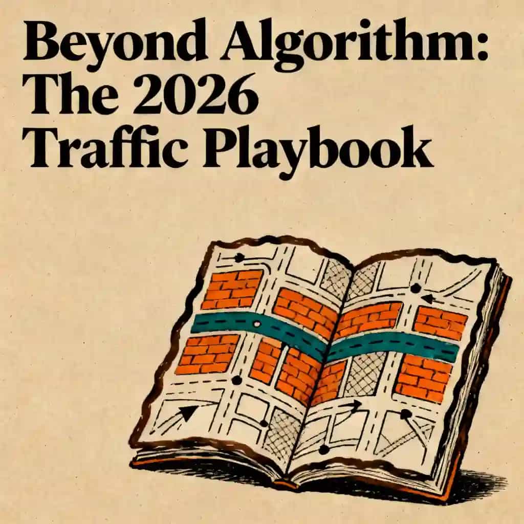 Beyond the Algorithm: The 2026 Traffic Playbook book cover
