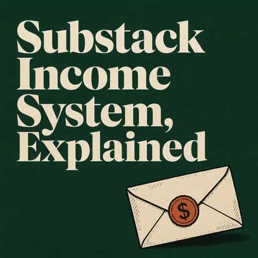 Copertina del libro The Substack Income System