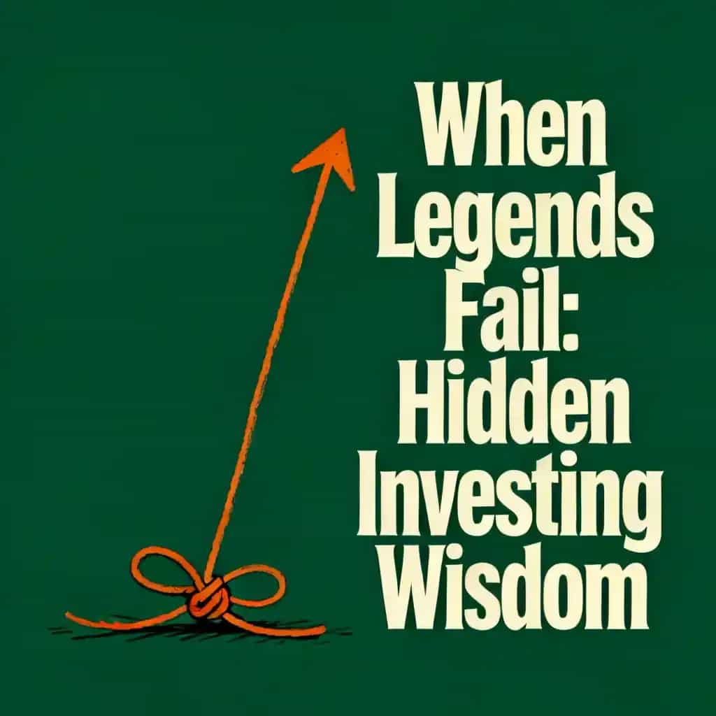 Copertina del libro Investment Legends' Greatest Failures Reveal Hidden Wisdom