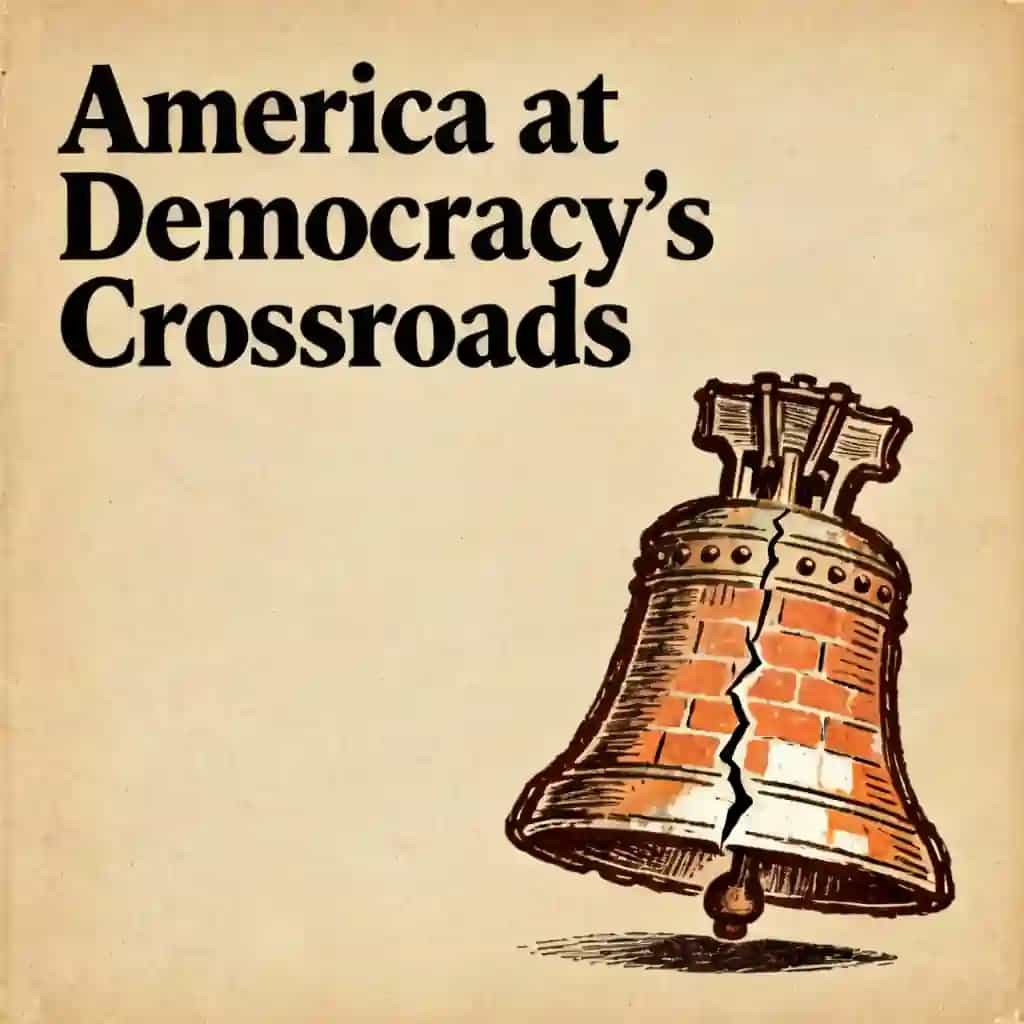 Обложка книги Democracy's Warning Signs: America at the Crossroads