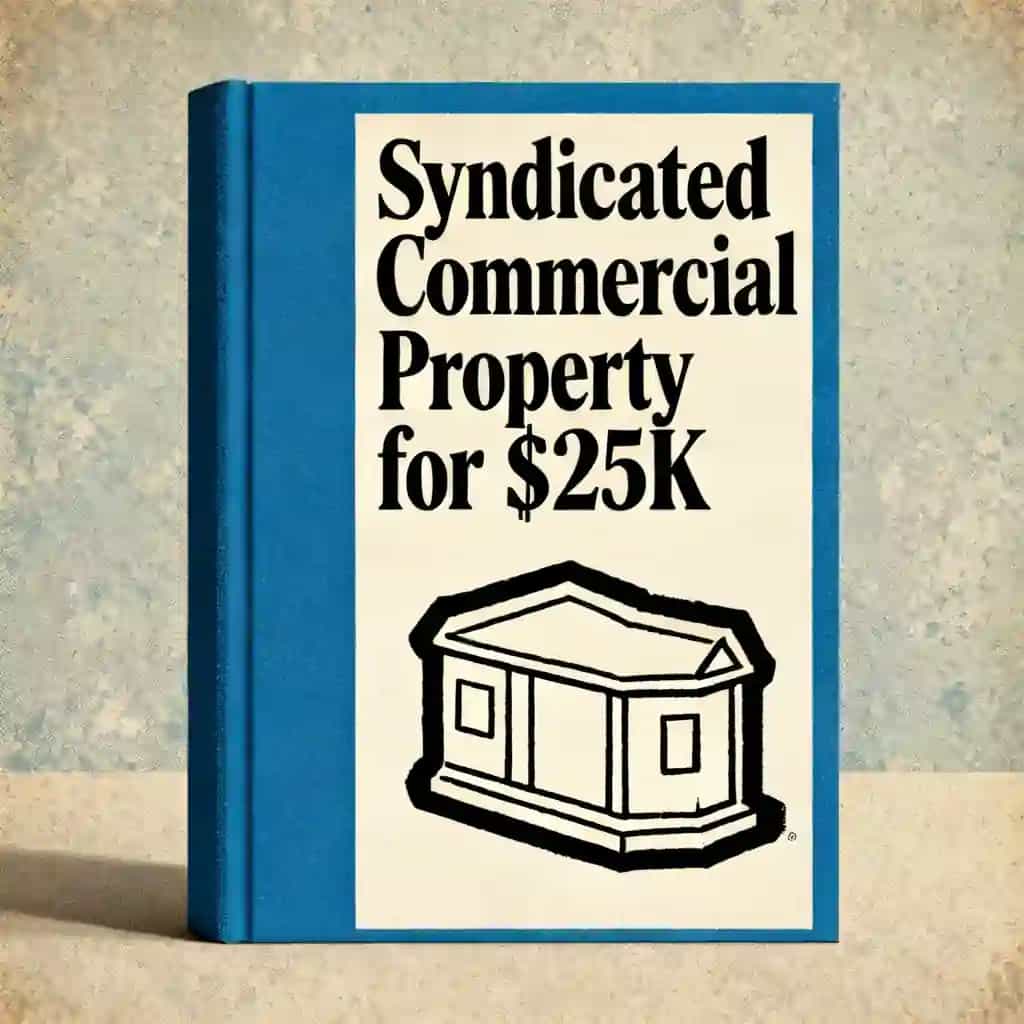Real Estate Syndications: Own Commercial Property for $25K 책 표지