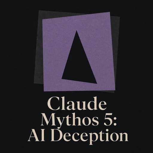 Claude Mythos 5 and AI Deception: AISI Safety Test Findings