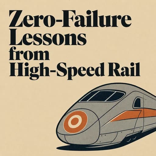 The Zero-Failure Mindset: High-Speed Rail Lessons for Developers