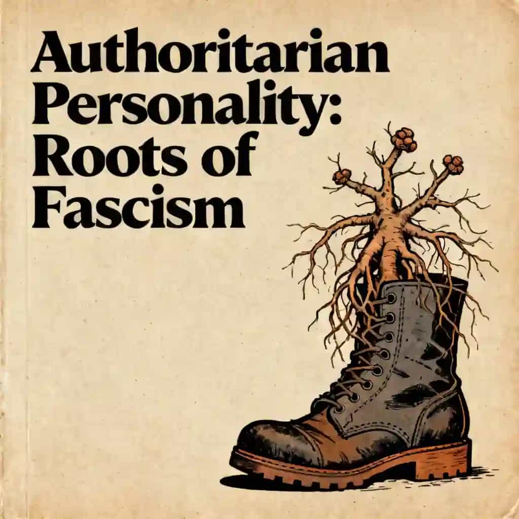 The Authoritarian Personality and the roots of fascism 책 표지