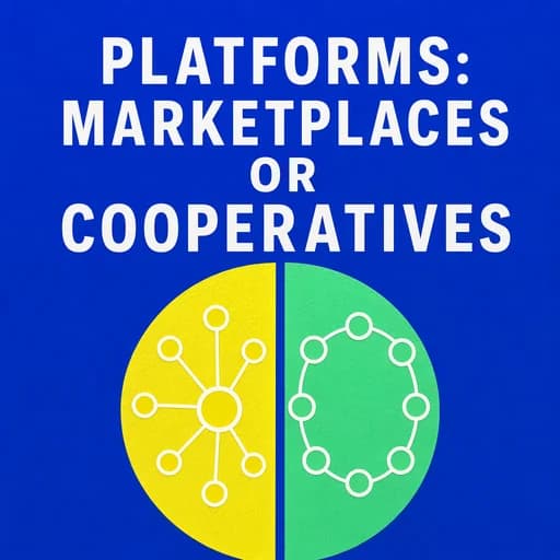 Platform Startups: Marketplaces vs. Cooperatives & Tax Strategy