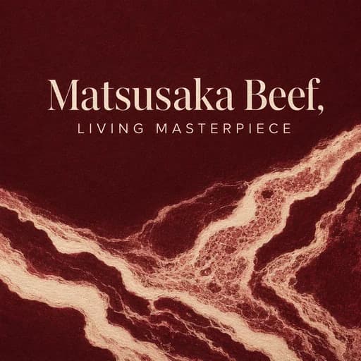 Matsusaka Beef: The Art and Science of Japan's Living Masterpiece