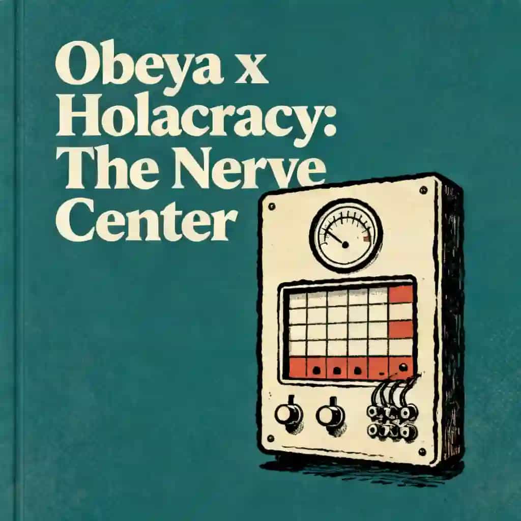 Obeya and Holacracy: The Visual Nerve Center book cover