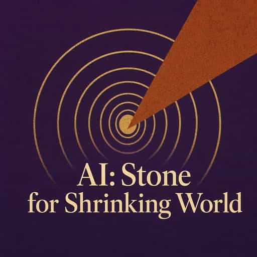 AI: The Philosopher’s Stone for a Shrinking World book cover