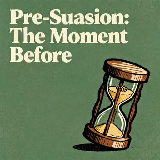 Pre-Suasion: The Psychology of the Moment Before