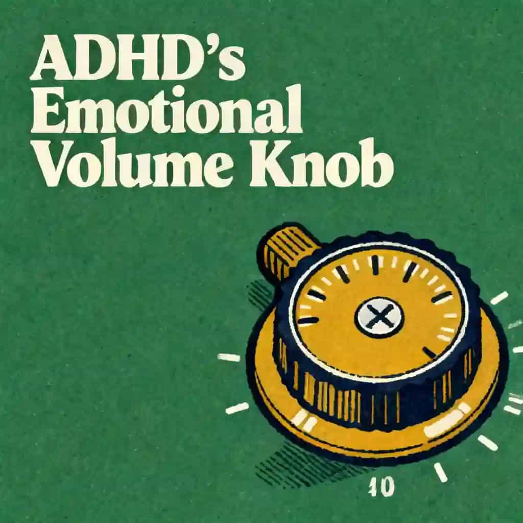 Buchcover von ADHD and the Emotional Volume Knob
