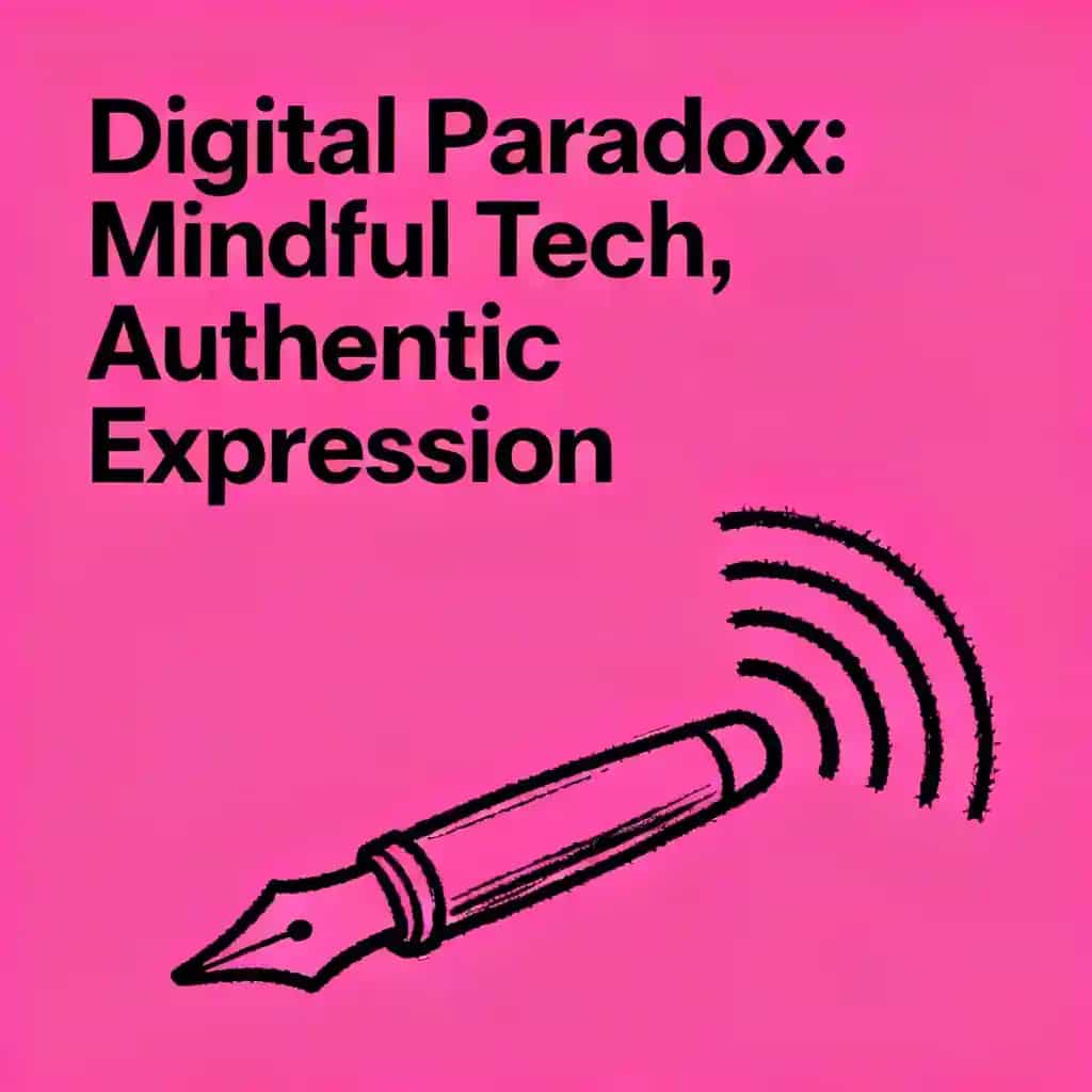 Обложка книги The Digital Paradox: Mindful Tech for Authentic Expression