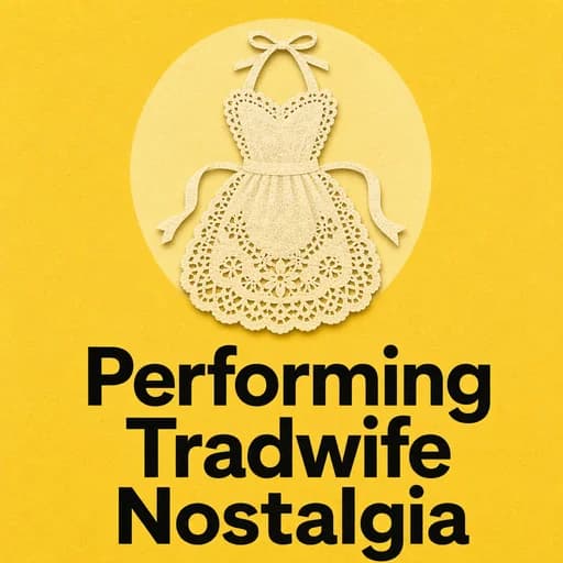 Yesteryear: The Tradwife Performance and Caro Claire Burke’s Novel