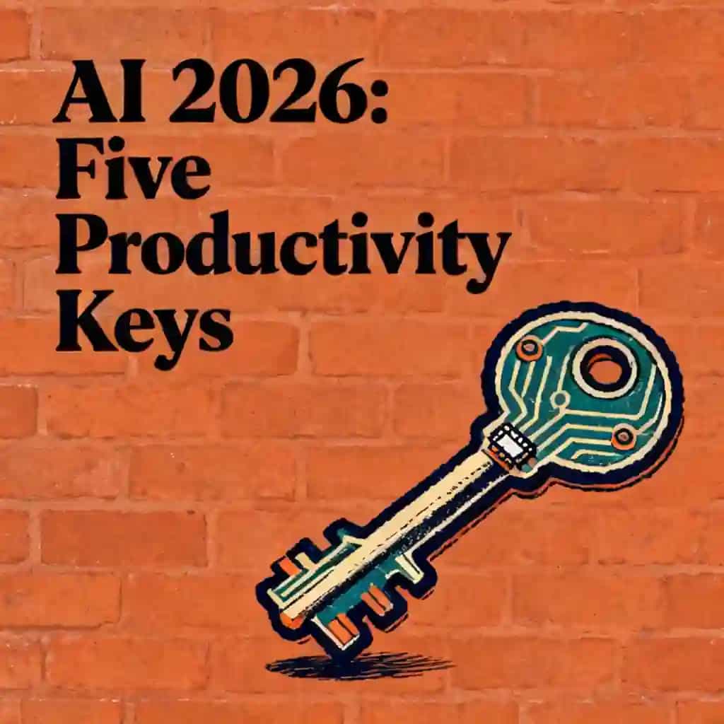 Couverture du livre IA 2026: 5 Cles pour Booster Ta Productivite