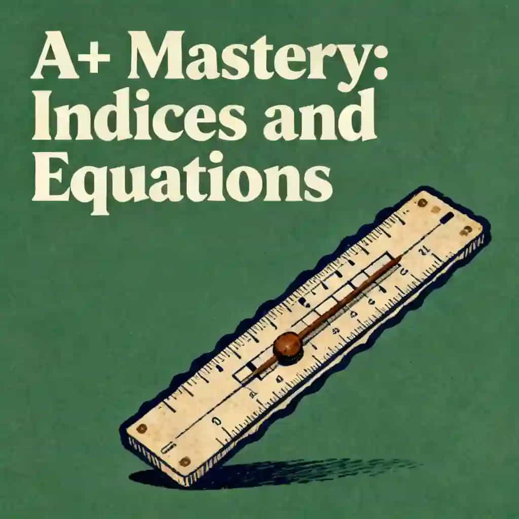 Mastering Indices and Equations for Your A+ 책 표지