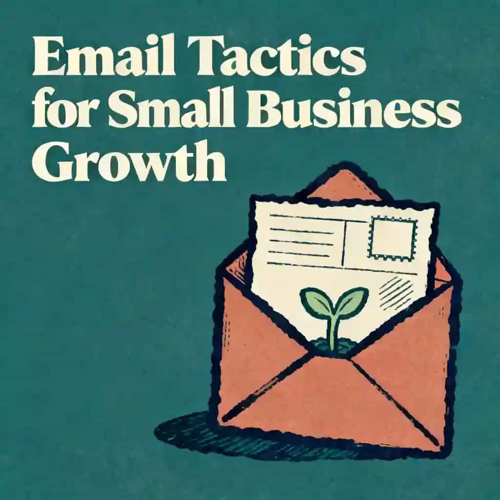 Email marketing tips to grow your small business book cover