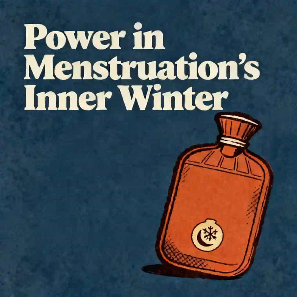 Capa do livro Menstrual cycle rest and the power of inner winter
