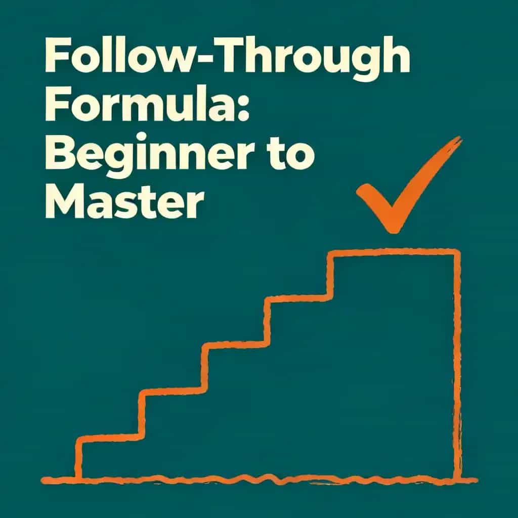 Copertina del libro The Follow-Through Formula: From Beginner to Master