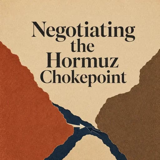 Chokepoint Negotiation: Lessons from the Strait of Hormuz
