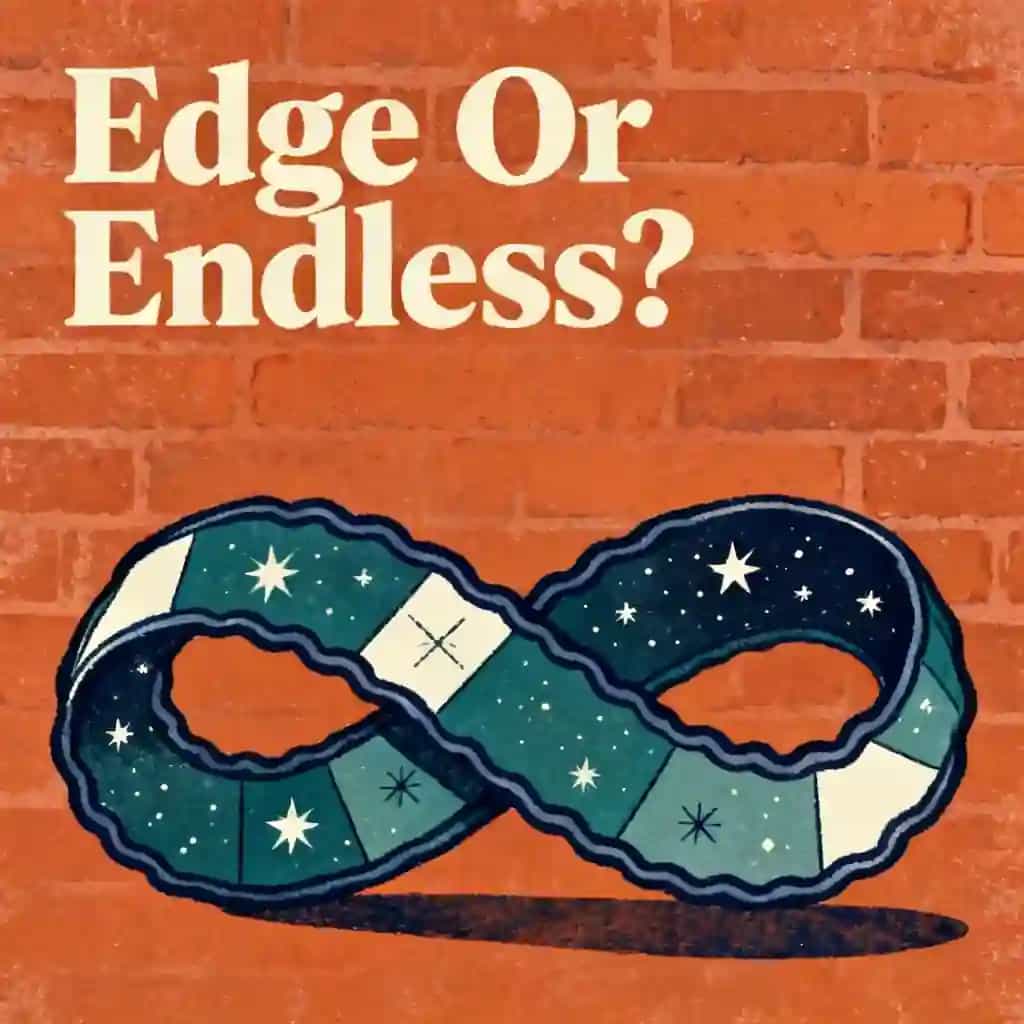 Does the universe end or go on forever? book cover