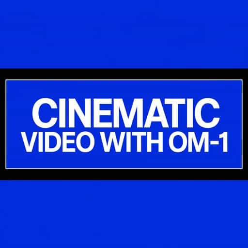 Capa do livro Cinematic Video on the OM-1