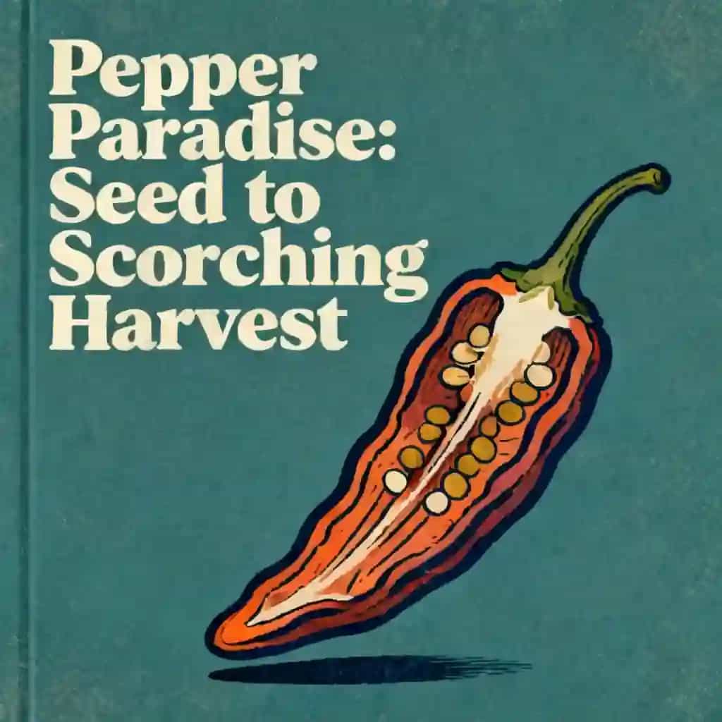 Copertina del libro Pepper Paradise: From Seed to Scorching Harvest