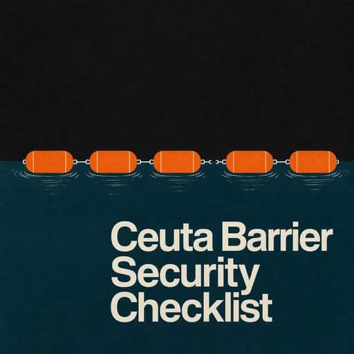 Ceuta Floating Barrier: A 5-Point Border Security Checklist