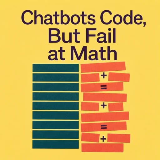 AI Logic: Why Chatbots Code Well but Fail at Math and Facts