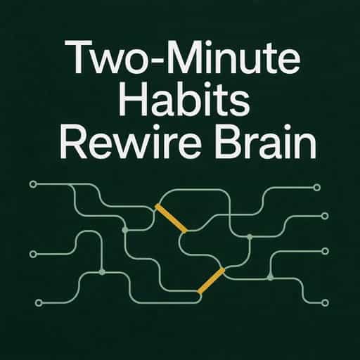 Обложка книги The Two-Minute Rule That Rewires the Brain