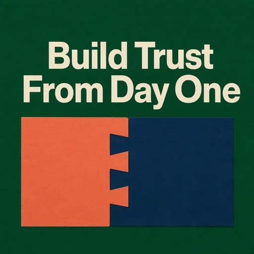 The First Team Meeting: Building Trust as a New Manager