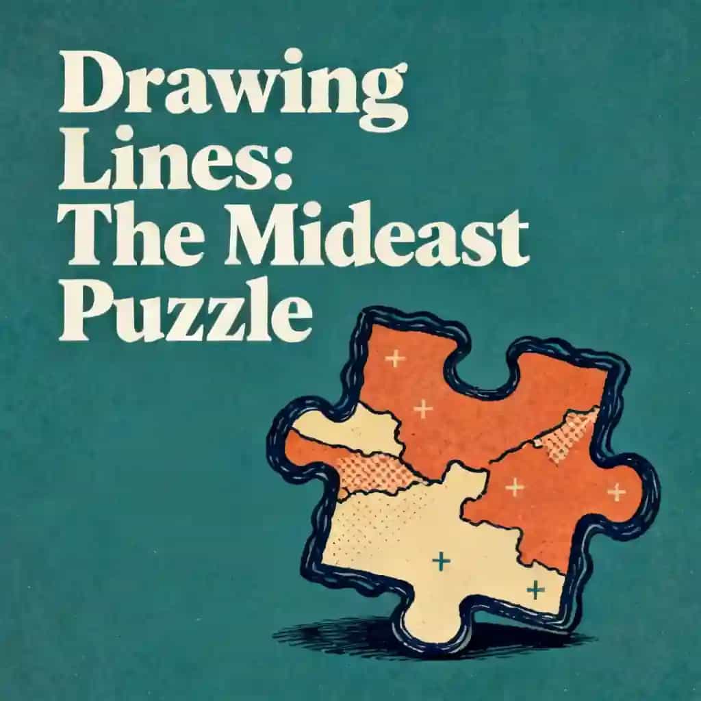Drawing Lines: The Middle East Puzzle book cover