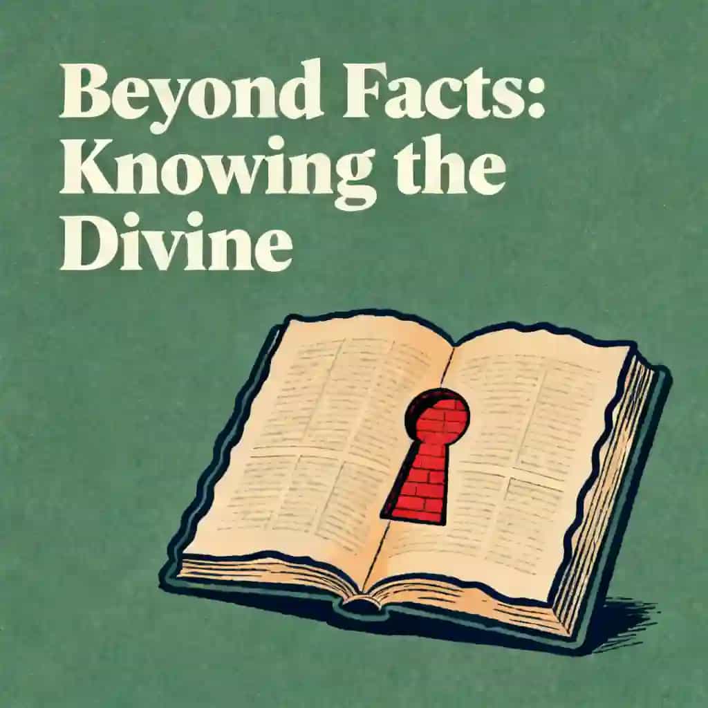 Capa do livro Knowing God Is More Than Knowing Facts