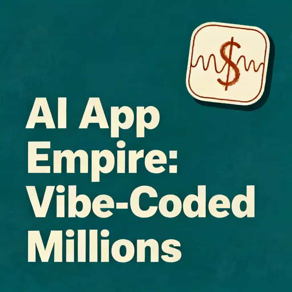 Buchcover von AI App Empire: Vibe Coding to Millions