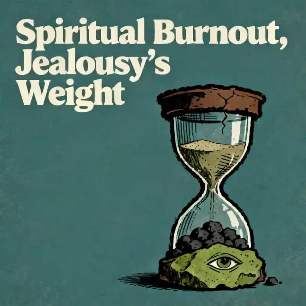 Couverture du livre Spiritual Burnout and the Weight of Jealousy