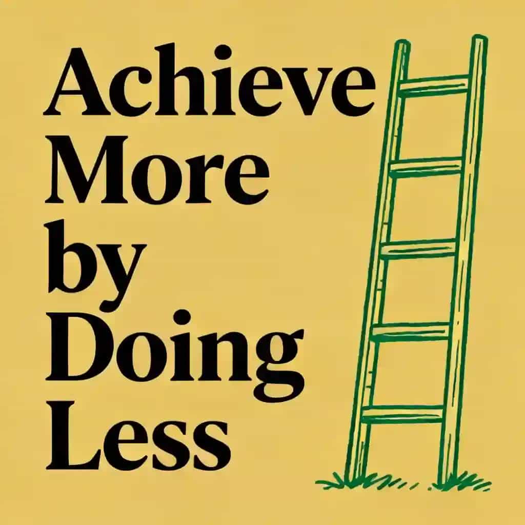 Buchcover von The Minimalist's Paradox: Achieving More by Doing Less